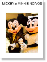MICKEY e MINNIE NOIVOS